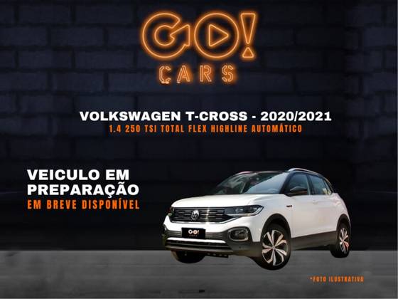 VOLKSWAGEN T-CROSS 1.4 250 TSI TOTAL FLEX HIGHLINE AUTOMÁTICO VOLKSWAGEN T-CROSS 1.4 250 TSI TOTAL FLEX HIGHLINE AUTOMÁTICO